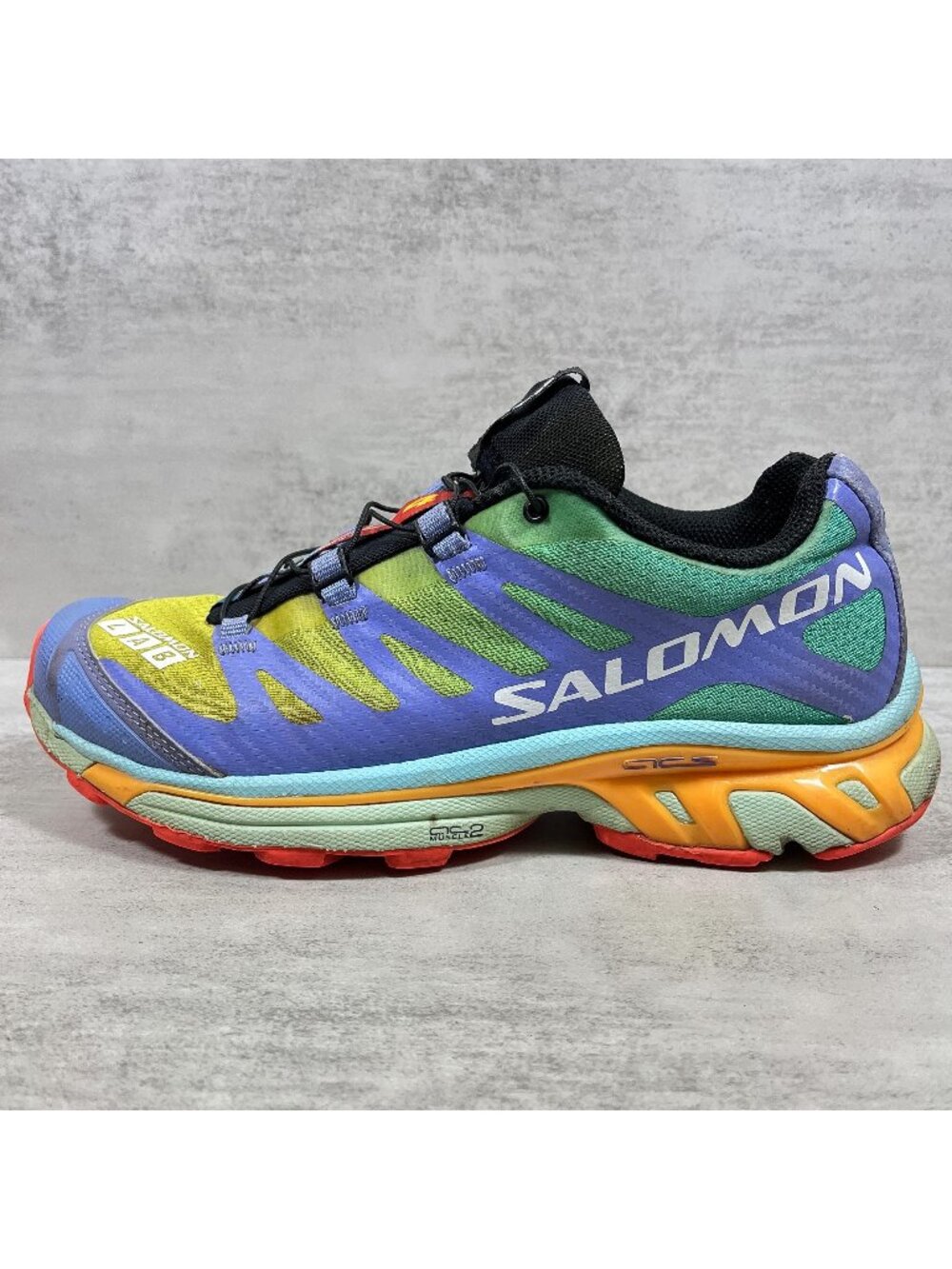 Salomon S-Lab XT-4 Trail Running Shoes - Women's Size 7.5 - Blue Green